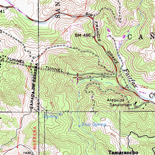 Topographic Map of Bothin (historical), CA