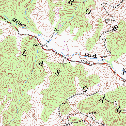 Topographic Map of Loma Alta School (historical), CA