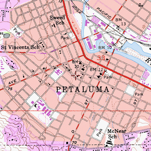 Topographic Map of Evangelical Free Church, CA