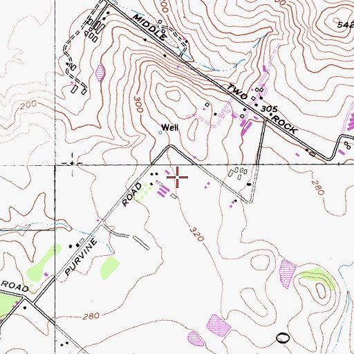 Topographic Map of Iowa School (historical), CA