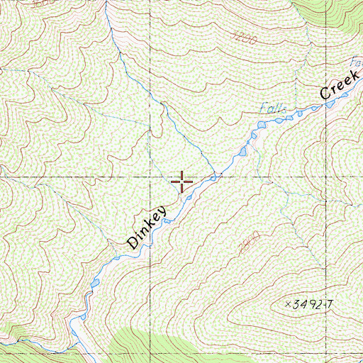 Topographic Map of Prices Camp (historical), CA