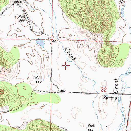 Topographic Map of Wilcox School (historical), CA