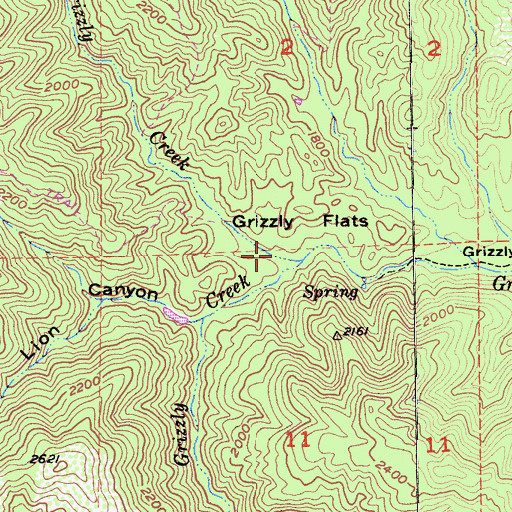 Topographic Map of Skunk Hollow, CA