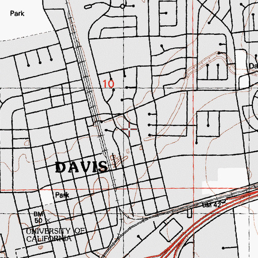 Topographic Map of Cedar Park, CA