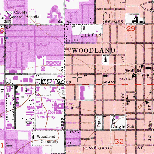 Topographic Map of Full Gospel Church, CA