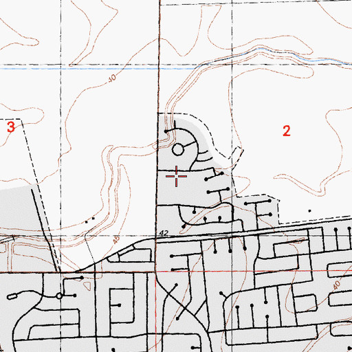 Topographic Map of Oak Grove Park, CA