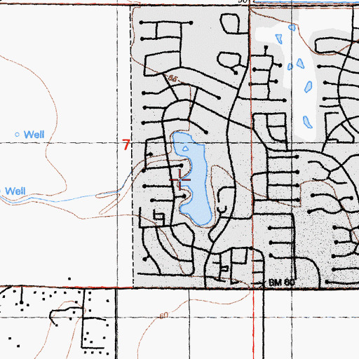 Topographic Map of Stonegate Lake, CA