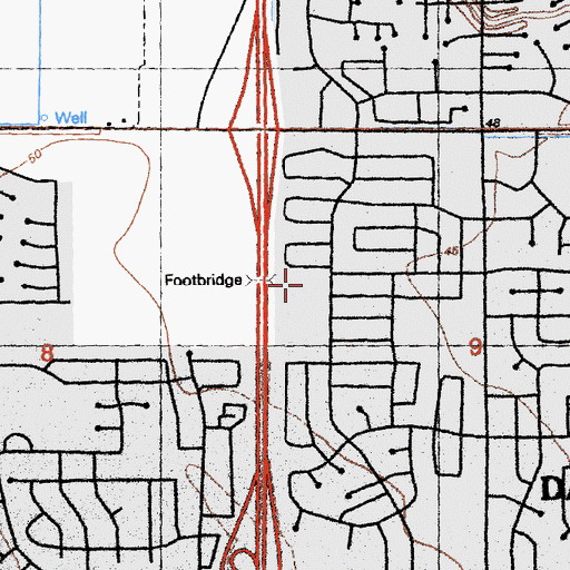 Topographic Map of Sycamore Park, CA