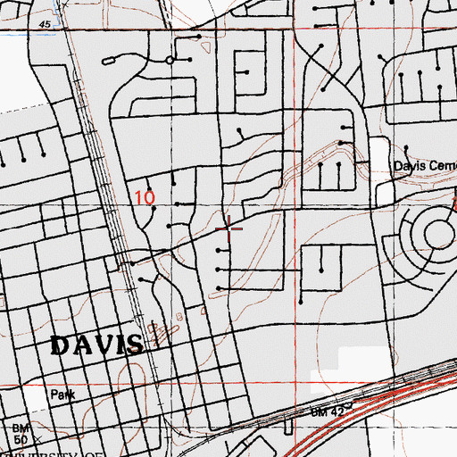 Topographic Map of Valley Oak Elementary School, CA