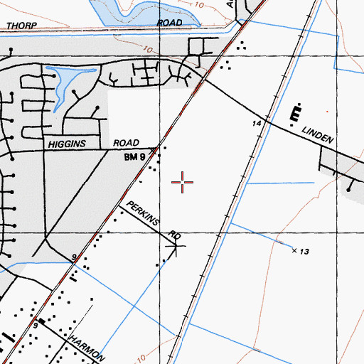 Topographic Map of West Sacramento School for Independent Study, CA
