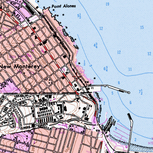 Topographic Map of Reeside Access, CA