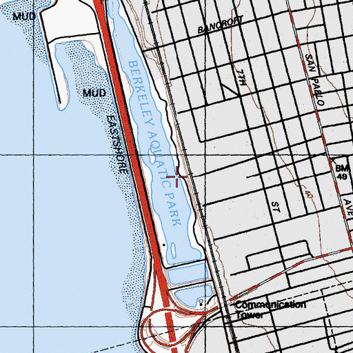 Topographic Map of Carleton Station (historical), CA