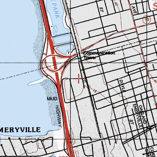Topographic Map of Stockyard Station (historical), CA