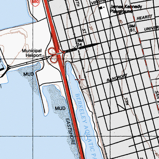 Topographic Map of Tillman Station (historical), CA