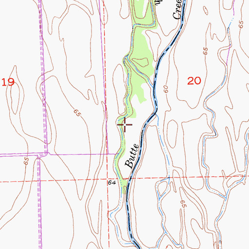 Topographic Map of Hoodoo Island, CA