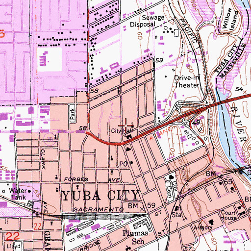 Topographic Map of Alta Park, CA
