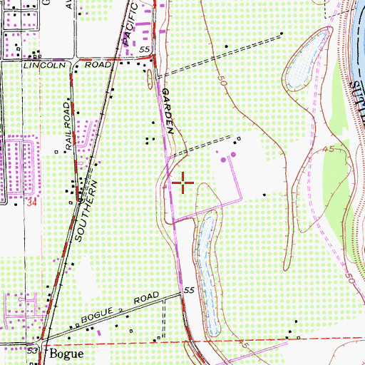 Topographic Map of Blackburn Talley Park, CA