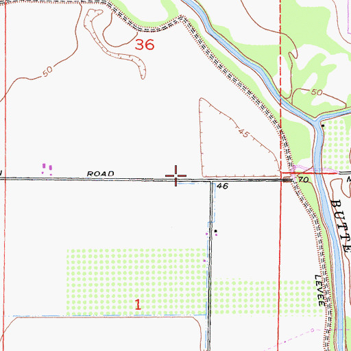 Topographic Map of Farmers School (historical), CA