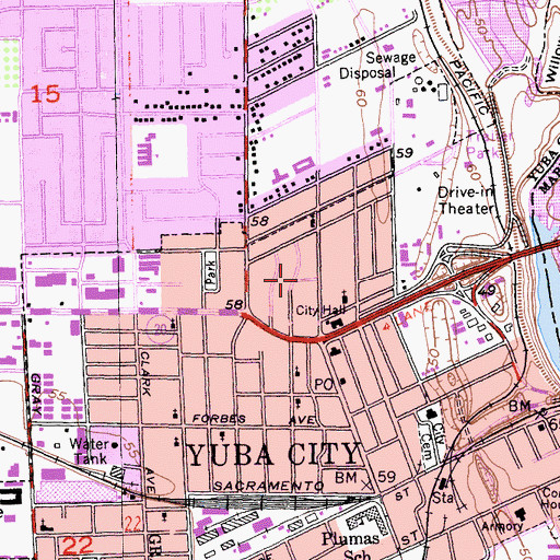 Topographic Map of Fremont Medical Center, CA
