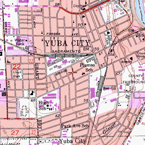 Topographic Map of Yupu (historical), CA