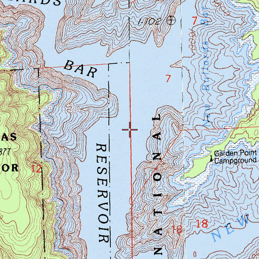 Topographic Map of Foster Bar (historical), CA