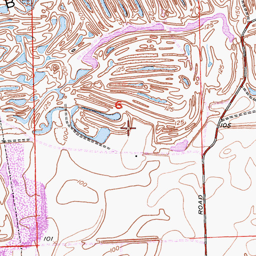 Topographic Map of Marigold (historical), CA