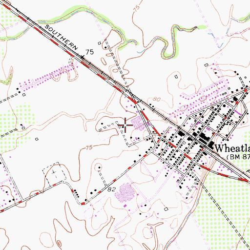 Topographic Map of Bear River Elementary School, CA