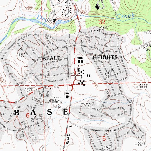 Topographic Map of Lone Tree Elementary School, CA