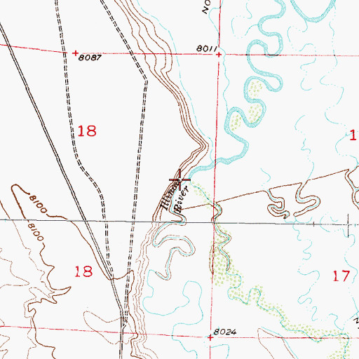 Topographic Map of Illinois River, CO
