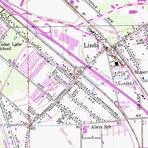 Topographic Map of Yuba (historical), CA