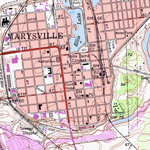 Topographic Map of Zion Church in Jesus Christ Number 2, CA