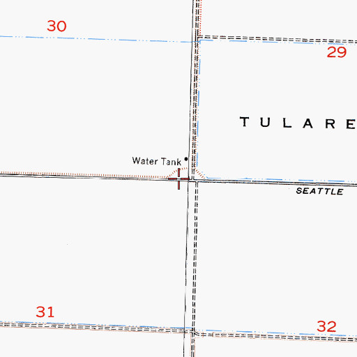 Topographic Map of Harvester Ranch (historical), CA