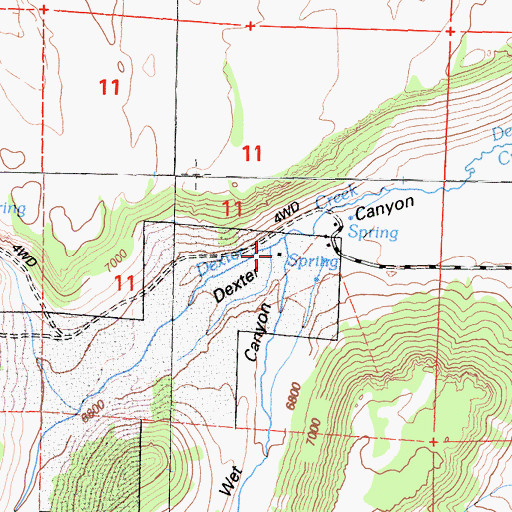 Topographic Map of Kuhlee Ranch, CA