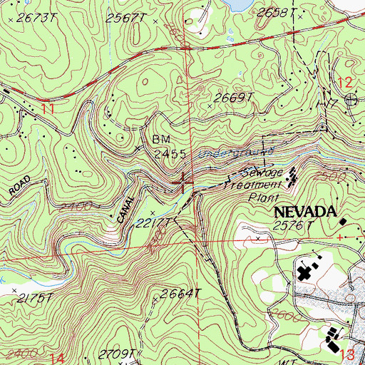 Topographic Map of Champion (historical), CA