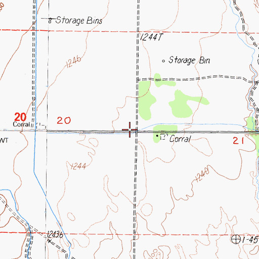 Topographic Map of Warm Springs School (historical), CA