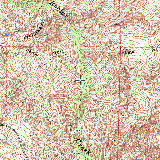 Topographic Map of Dittermore Ranch (historical), CA