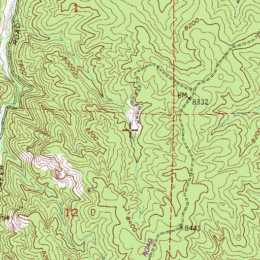 Topographic Map of Cramer Pegmatite Mine, CO