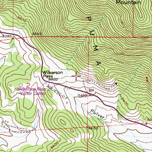 Topographic Map of Great Western Mine, CO