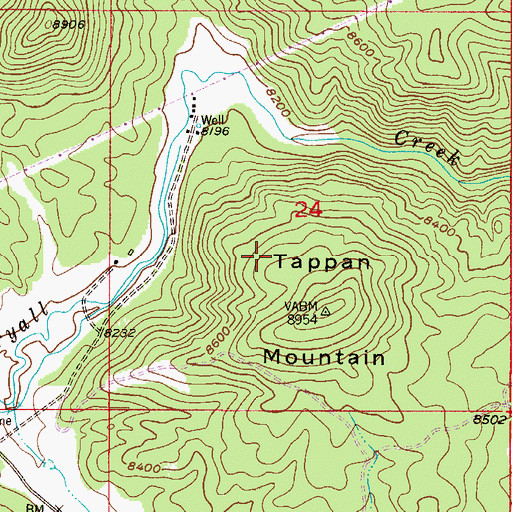 Topographic Map of Tarryall Creek Mine, CO