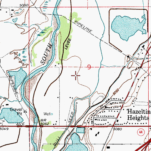 Topographic Map of Colorado Consolidated Rock Pit, CO