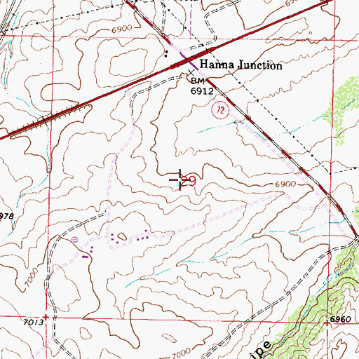 Topographic Map of Laramie Energy Research Center Mine, WY