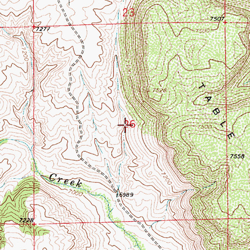 Topographic Map of Arizona Mine, WY