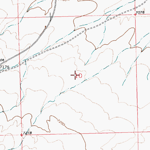 Topographic Map of John Group Claim Mine, WY