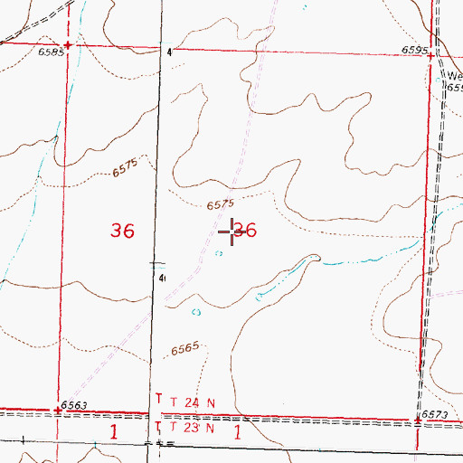 Topographic Map of State School Number Two Mine, WY
