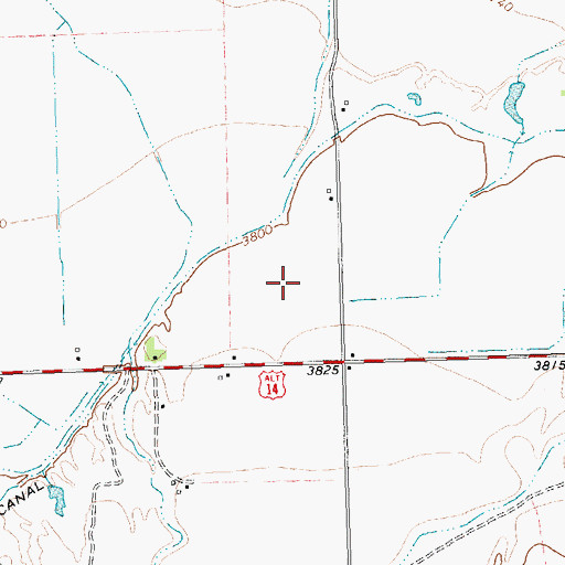 Topographic Map of Assay Pit Number One Mine, WY