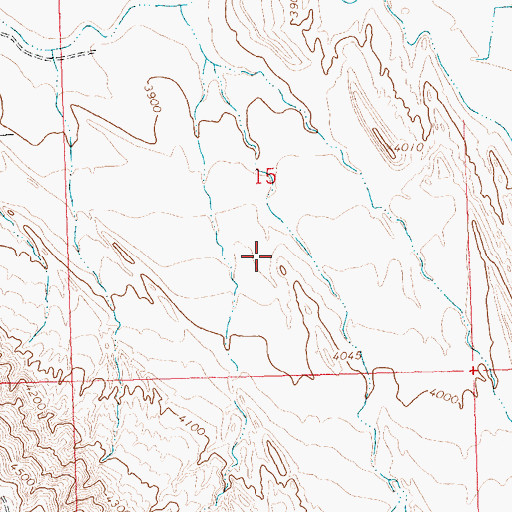 Topographic Map of Lovell Mine, WY