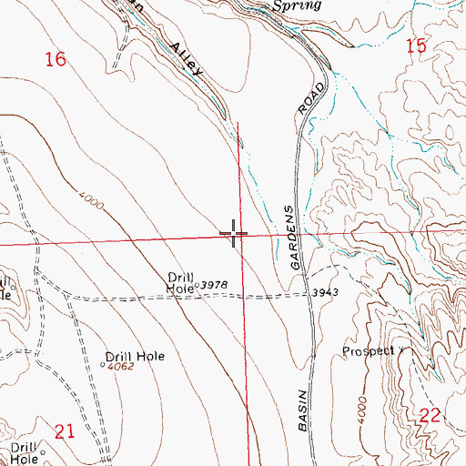 Topographic Map of Dresser Bentonite Clay Mine, WY