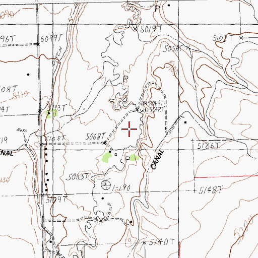 Topographic Map of Rader Prospect Mine, WY