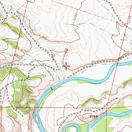Topographic Map of Welch Number One South Mine, WY
