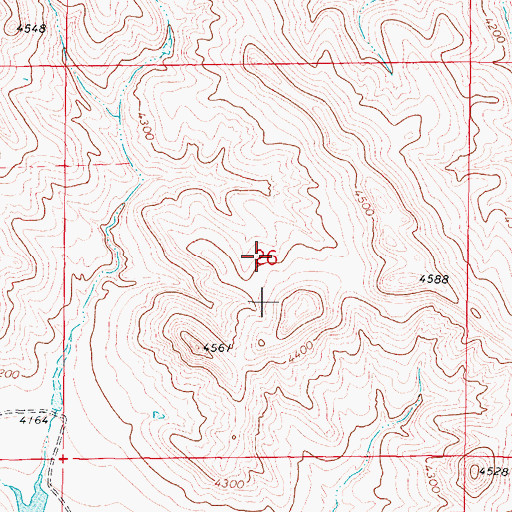Topographic Map of Kirkman Prospect Mine, WY